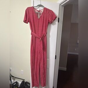 Red Polka Dot Women's Dress